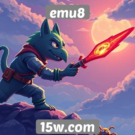 Características únicas do emu8 em análise